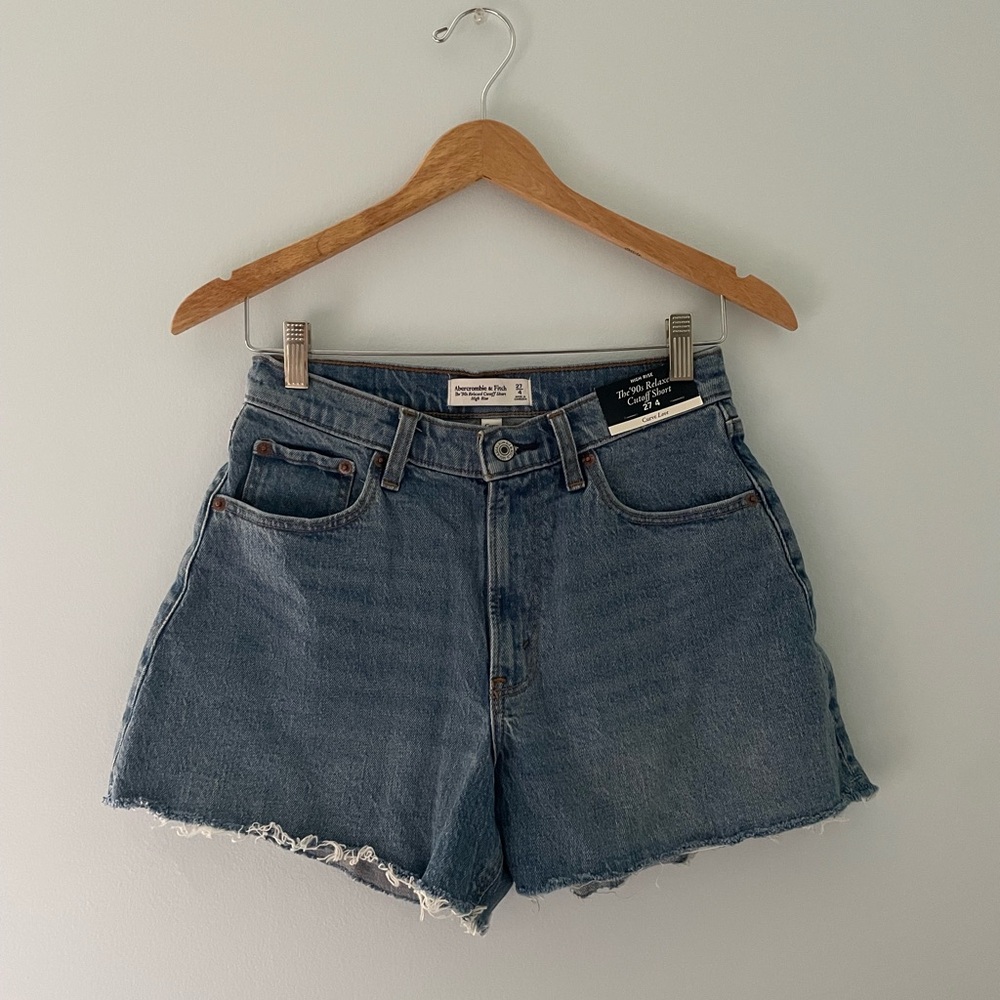 Abercrombie & Fitch Blue Denim Jean Shorts